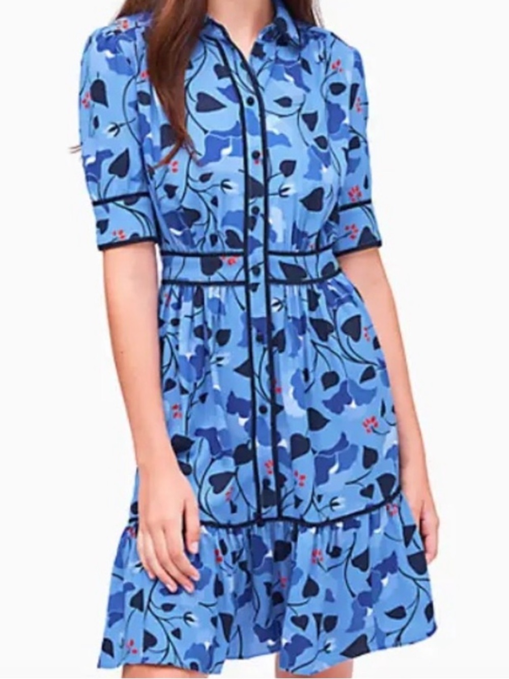 Kate Spade Bloom Fluid Shirtdress